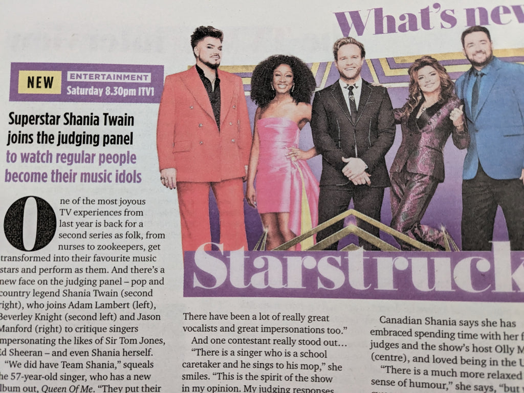 SUN TV Magazine 18/02/2023 ADAM LAMBERT Shania Twain