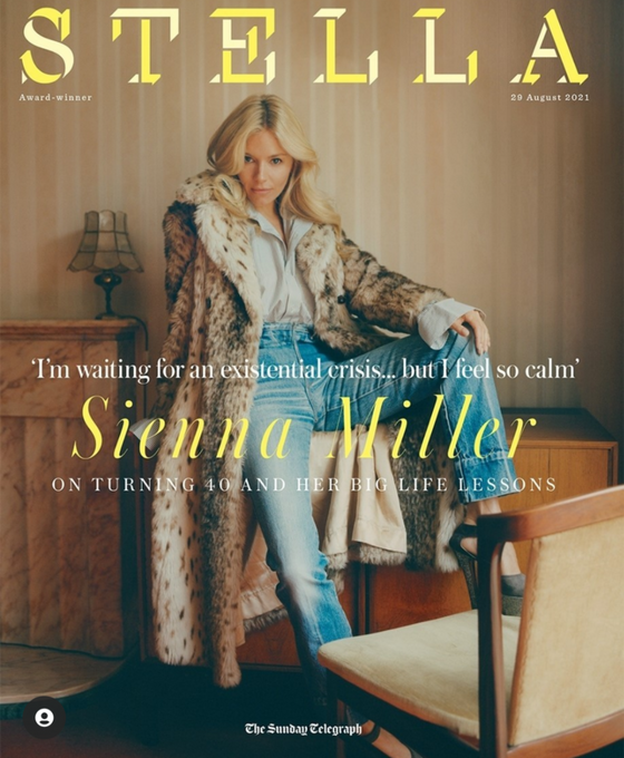 SIENNA MILLER WANDER DARKLY UK STELLA MAGAZINE August 2021