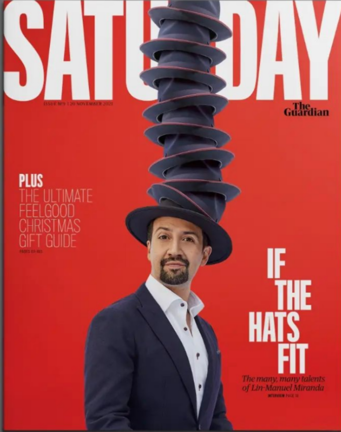 GUARDIAN SATURDAY Mag 20/11/2021 LIN MANUEL MIRANDA HAMILTON COVER FEATURE