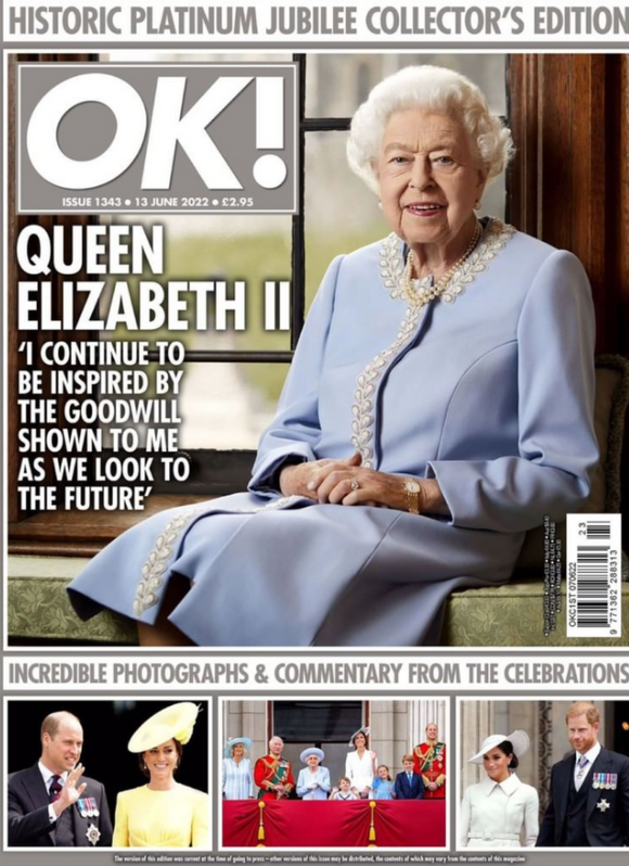 OK! Magazine- 13th June 2022 - The Queen's Platinum Jubilee Special