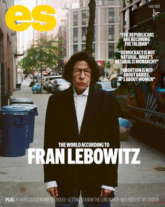 LONDON ES UK MAGAZINE - FRAN LEBOWITZ COVER FEATURE - JUNE 2022