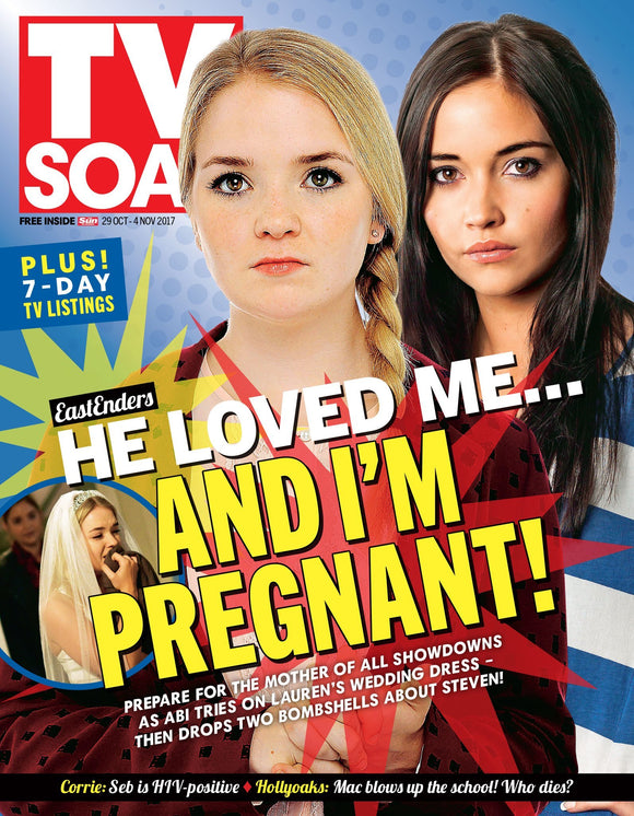 TV Soap Magazine 29 Oct 2017  Jacqueline Jossa Lorna Fitzgerald Harry Visinoni