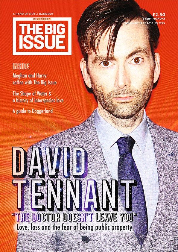 Big Issue Magazine Feb 2018 David Tennant Cover Exclusive Interview Yourcelebritymagazines 