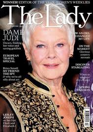 The Lady Magazine 26 February 2014: Judi Dench Cover