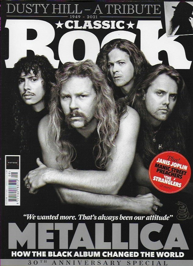 CLASSIC ROCK - September 2021 METALLICA Dusty Hill THE STRANGLERS