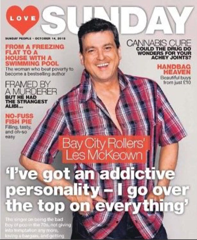 Love Sunday Magazine October 2018: Les McKeown Bay City Rollers