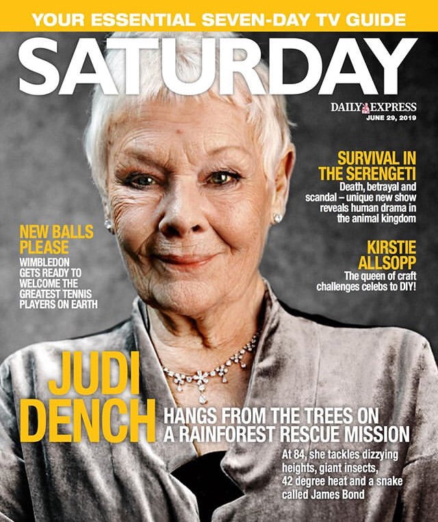 UK Saturday Magazine June 2019: Judi Dench Cover