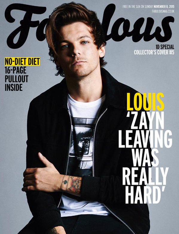 UK Telegraph Magazine Jan 2020: Louis Tomlinson One Direction Cover