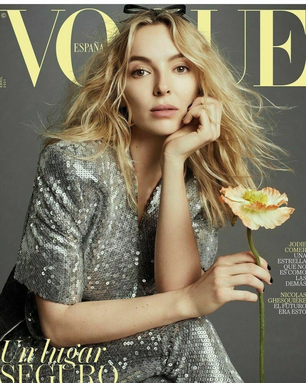 JODIE COMER KILLING EVE COVER VOGUE SPAIN Magazine April 2021 (USA/Can ...