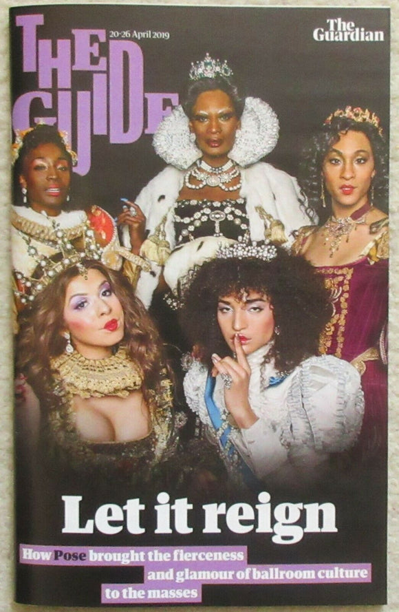 GUIDE Magazine April 2019 POSE MJ Rodriguez Dominique Jackson Indya Moore LGBTQ