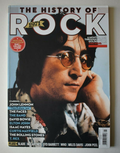 THE HISTORY OF ROCK MAGAZINE 1971 - ISSUE 7 - JOHN LENNON THE BEATLES ...