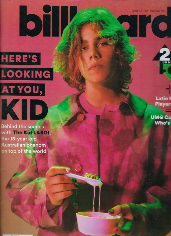 THE KID LAROI- BILLBOARD MAGAZINE - OCTOBER 9, 2021 - BRAND NEW