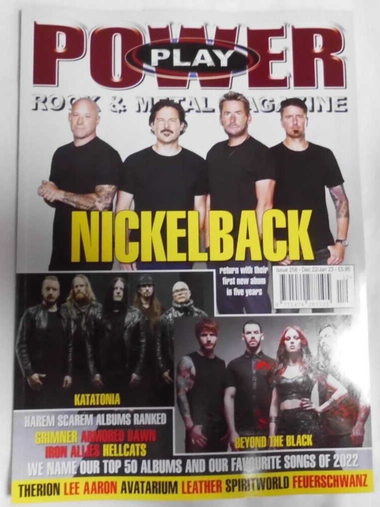 PowerPlay Power Play magazine Dec 2022/Jan 2023 Nickelback return + Katatonia