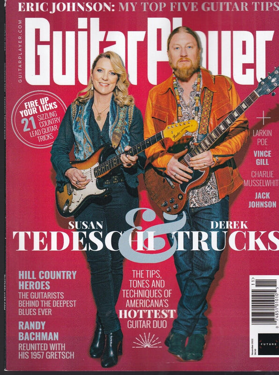 Guitar Player November 2022 Susan Tedeschi Derek Trucks