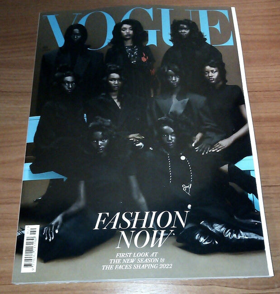 British Vogue Magazine (UK) February 2022 All African Black Models Cover 1 / 2