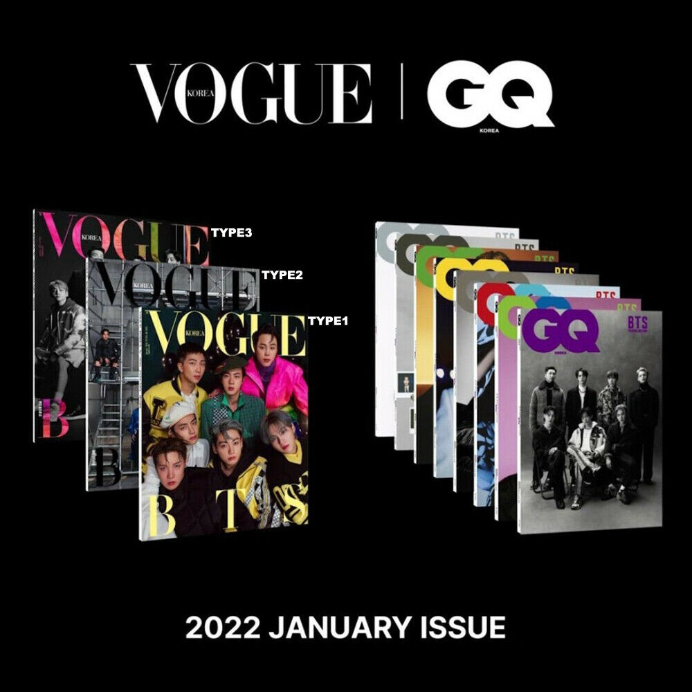BTS GQ & VOGUE Korea Magazine January Issue Behind-The-Scene