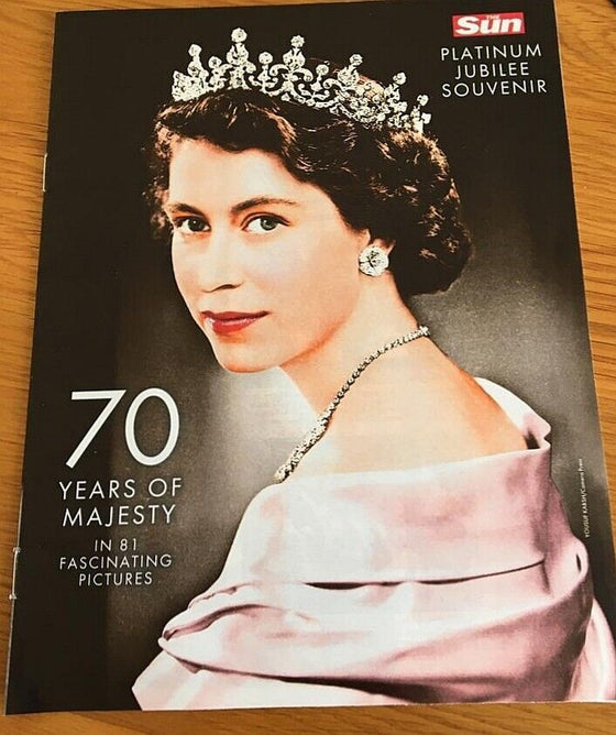 The Sun - Queen Elizabeth II Platinum Jubilee Souvenir Magazine - 70 Years - May 2022