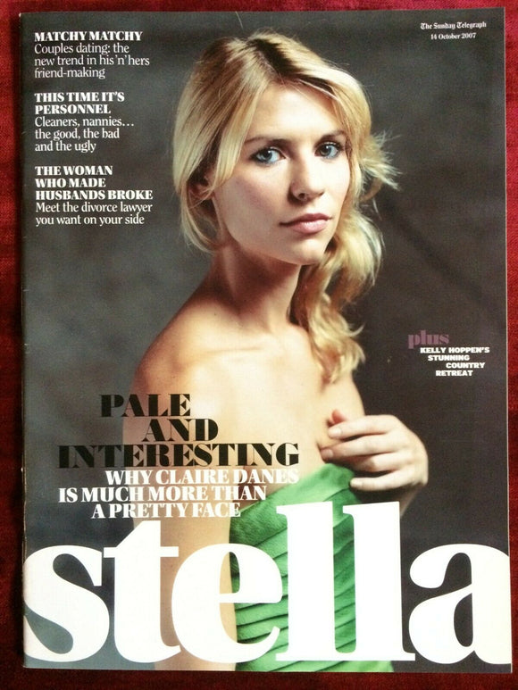 CLAIRE DANES very rare UK STELLA magazine from 2007