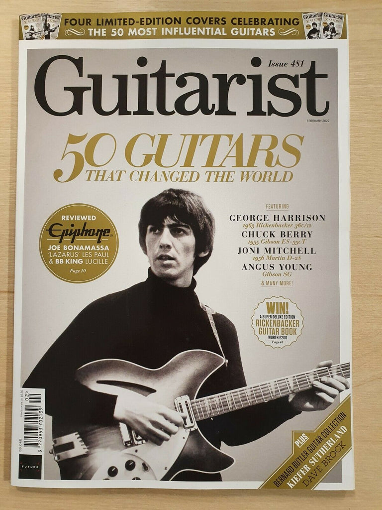 GUITARIST Magazine February 2022 Issue 481 George Harrison (Random Cover)