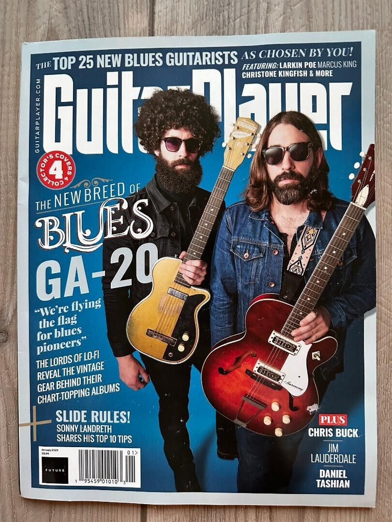 GUITAR PLAYER January 2023 NEW BREED OF BLUES GA-20 Chris Buck DANIEL TASHIAN