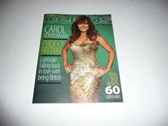 Celebs Magazine (28/10/12) - Carol Vorderman cover DIONNE WARWICK DOMINIC MONAGHAN