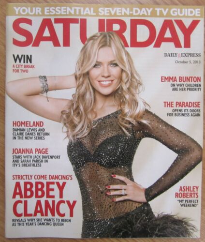 SATURDAY Mag 05/10/2013 ABBEY CLANCY Claire Danes Jack Davenport Emun Elliott