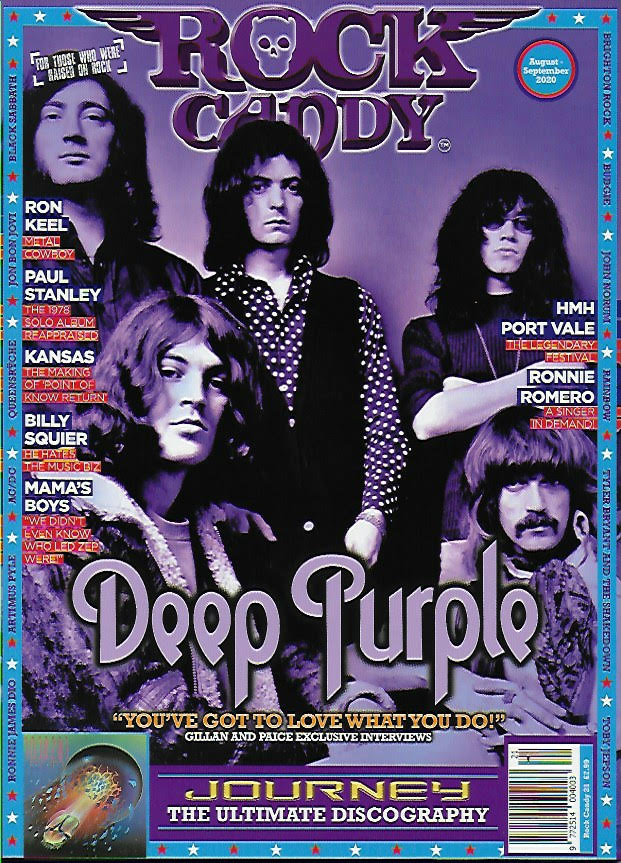 Rock Candy Magazine Issue 21: DEEP PURPLE Ian Gillan IAN PAICE Journey